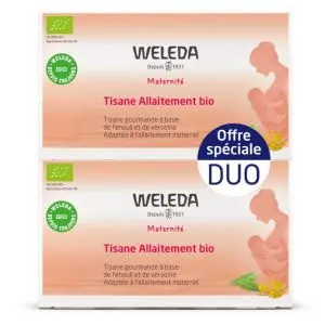 Weleda Duo Tisane Allaitement Verveine Bio 2x20 Sachets - Pharmacie Agnès Praden à Alès