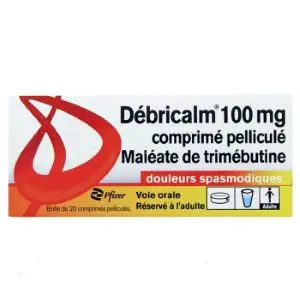 Pfizer Debricalm 100mg 20 Comprimés