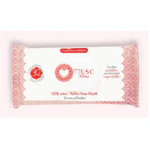 Musc Intime Lingettes Intimes Parfum Rose Mystick x 30 
