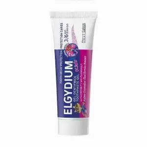 Elgydium Kids Dentifrice Enfant 3/6 Ans Arôme Grenadine 50ml