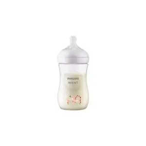 Avent Natural Response Biberon 260 ml 1 Mois et + Motif Girafe