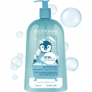 Bioderma ABCDerm Gel moussant 1 Litre