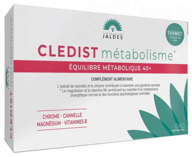 Cledist Métabolisme Équilibre Métabolique 40+ 60 Comprimés