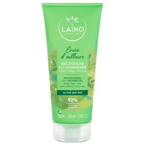 Laino Envie d'Ailleurs Gel Douche 3 en 1 au Thé Vert Bio 200ml