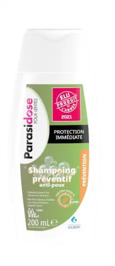 Gilbert Parasidose Shampoing préventif anti-poux 200 ml - Pharmacie Agnès Praden à Alès