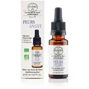 Elixirs and Co - Contre la Peur - Elixir Composé Bio aux Fleurs de Bach 20 ml 