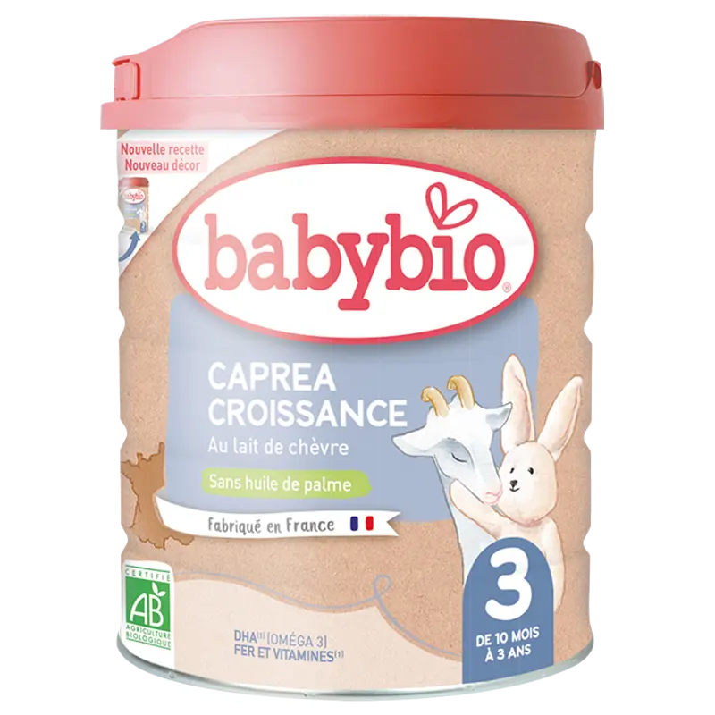 Babybio Caprea lait de chèvre 3ème âge 800g - Pharmacie Agnès Praden à Alès