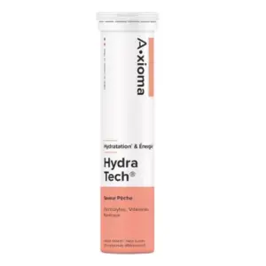 Aragan AXioma Hydra Tech Hydratation & Énergie Pêche 20 Comprimés Effervescents