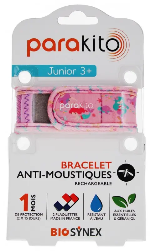 Parakito Bracelet Anti-Moustiques Junior -Sirènes