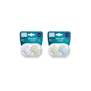 Avent Ultra Air Mix 2 Sucettes 0-6 Mois