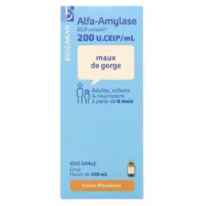 Biogaran Alfa-amylase Sirop Gorge 200ml 