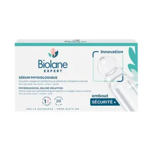 Biolane Sérum Physiologique 20 unidoses 5 ml