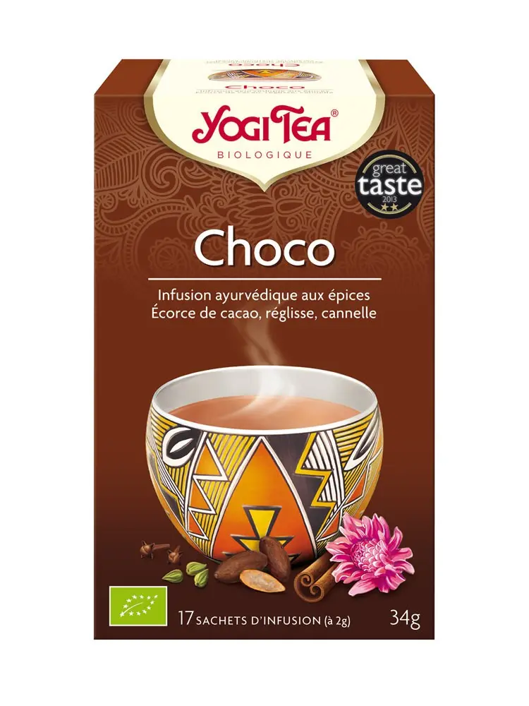 Yogi Tea Infusion Choco 17 Sachets - Pharmacie Agnès Praden à Alès