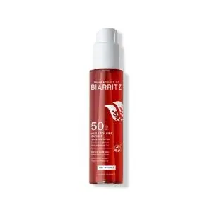 Laboratoires de Biarritz Huile Solaire Satinée SPF50 125 ml