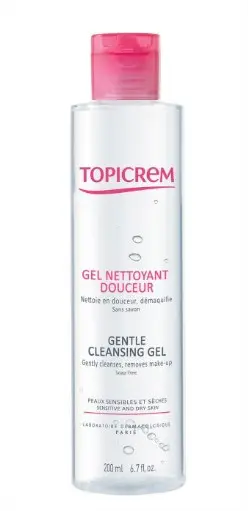 Topicrem gel nettoyant douceur 200ml - Pharmacie Agnès Praden à Alès