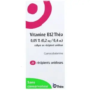 Thea Vitamine B12 0,05% Collyre 20 Unidoses/0,4ml