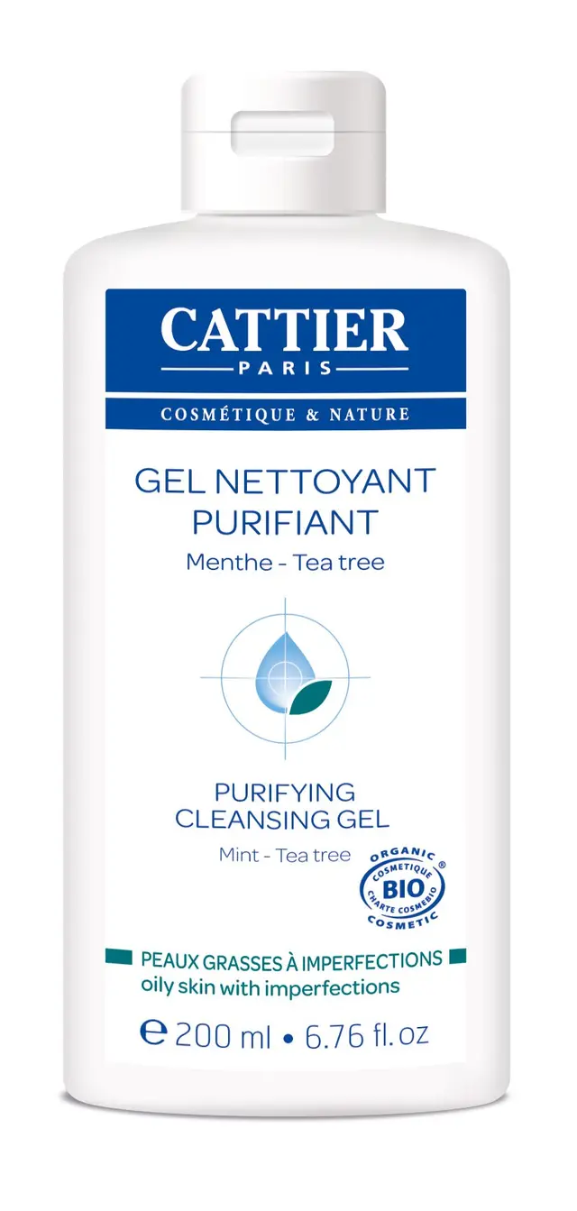 Cattier Gel Nettoyant Purifiant 200 ml