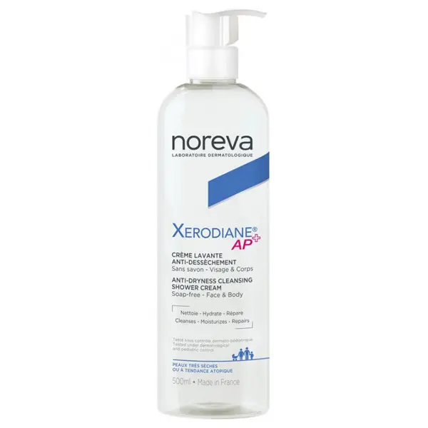 Noreva xerodiane ap+ crème lavante anti-dessèchement 500ml