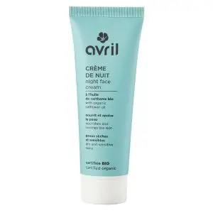 Avril Crème de Nuit Peaux Sèches et Sensibles 50ml