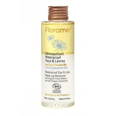 Florame Démaquillant Waterproof Yeux & Lèvres Bio 110ml