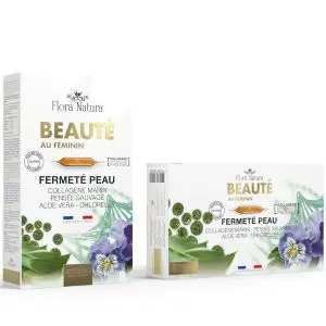 Flora Natura Complexe Beauté Collagène Fermeté De La Peau 20 Ampoules x15ml