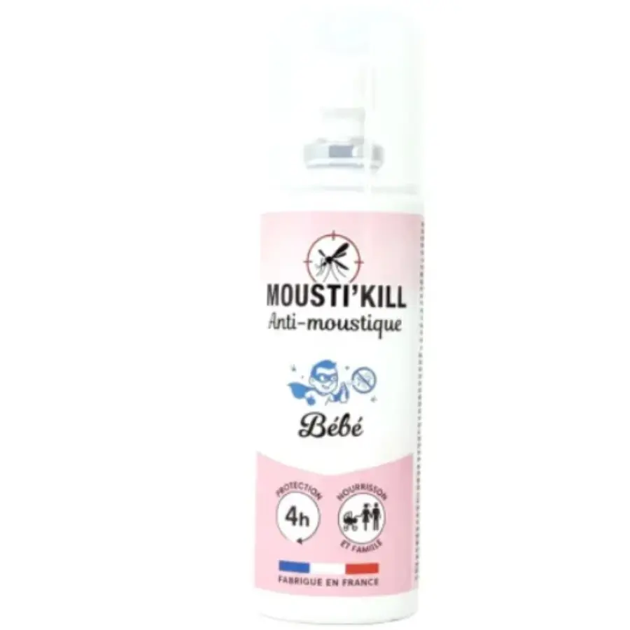 Mousti'Kill Spray Anti Moustiques Tropiques Bébé - Pharmacie Agnès Praden à Alès