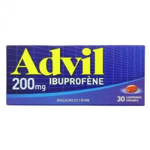 Gsk Advil 200 mg 30 Comprimés Enrobés