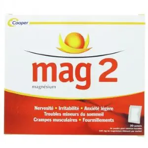 Cooper Mag 2 Poudre Pour Solution Buvable 30 Sachets