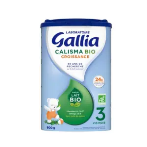 Gallia Calisma Croissance Bio 3 Lait dès 12 mois 800g