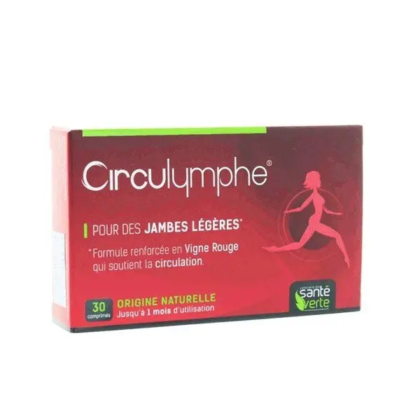 Santé Verte Circulymphe 30 comprimés