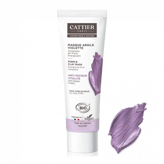 Cattier Masque à l'argile violette 100ml - Pharmacie Agnès Praden à Alès