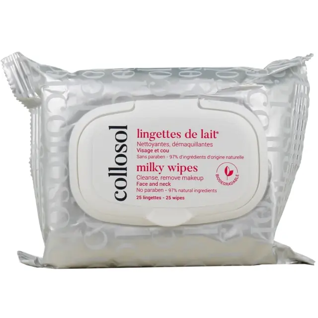 Collossol Lingette Lait Démaquillante x 25 