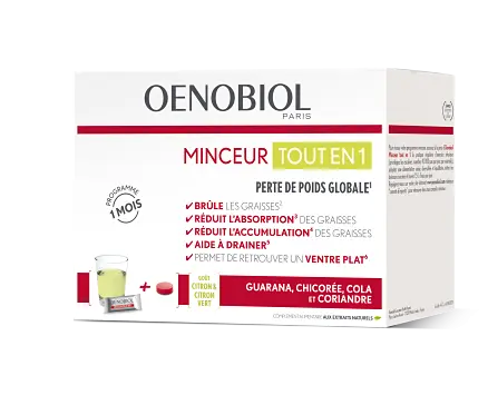 Oenobiol Minceur Tout en 1 30 sticks + 60 comprimés