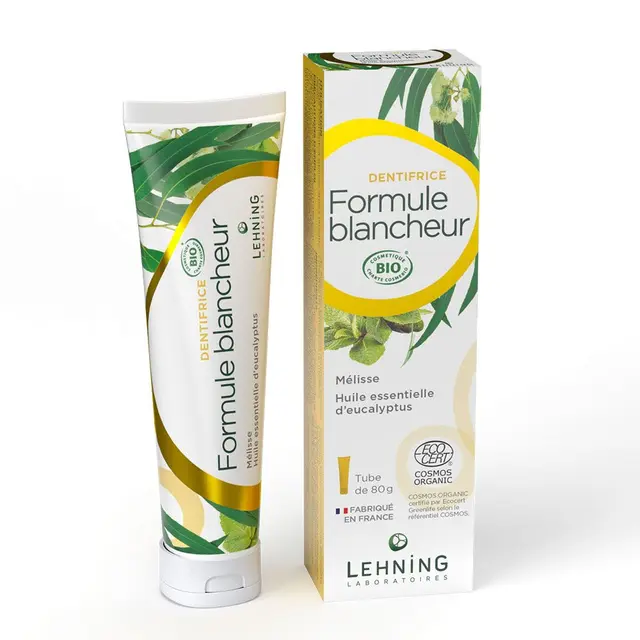 Lehning Dentifrice Formule Blancheur Bio 80g
