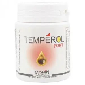 Monin Chanteaud Temperol Fort - Complément Alimentaire Cholestérol, Métabolisme 90 Comprimés 
