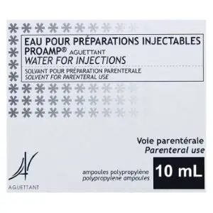 Aguettant Eau Pour Préparations Injectables Proamp 10 Ampoules 10ml