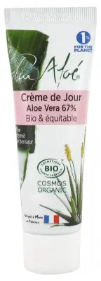 Pur Aloé Crème de Jour à l'Aloe Vera Vivant 67% Bio 50 ml - Pharmacie Agnès Praden à Alès