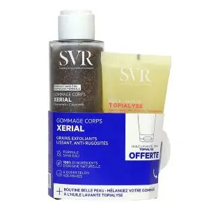 SVR Xerial Gommage Corps 100g + Topialyse Huile Lavante 55ml - Pharmacie Agnès Praden à Alès