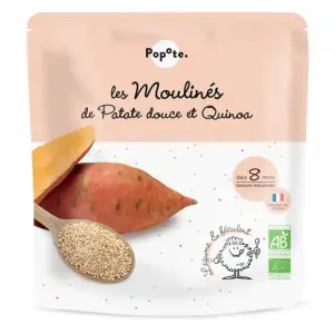 Popote Moulinés Patate douce & Quinoa 180g