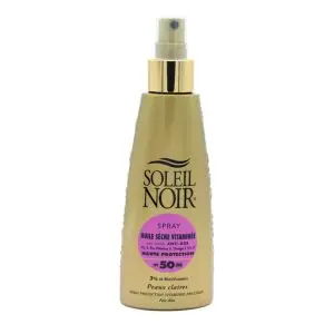 Soleil Noir N°64 Huile Sèche Vitaminée Spf 50 Spray 150ml