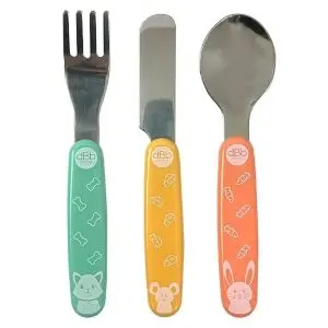 Remond Mes 3 Premiers Couverts En Inox Jaune - Orange - Mint