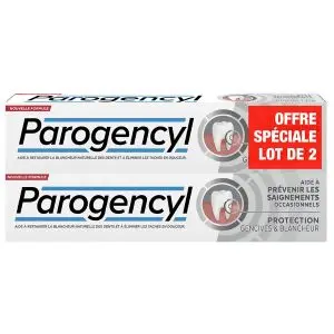 Fluocaril Parogencyl Dentifrice Prévention Gencives Blancheur 2x75ml