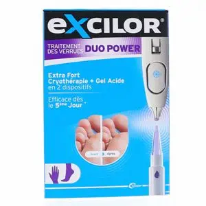 Excilor Traitement des Verrues Duo Power Stylo de 10ml + 1.5gr