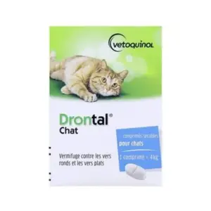 Drontal Chat Boite de 4 Comprimés
