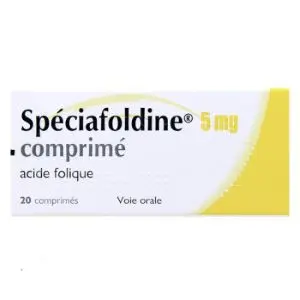Sanofi Speciafoldine 5mg 20 Comprimés
