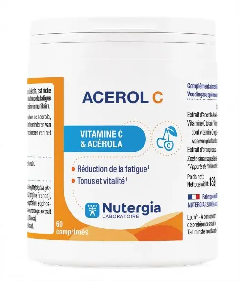 Nutergia Acerol C 60 comprimés