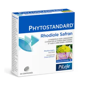 Pileje Phytostandard Rhodiole / Safran 30 comprimés