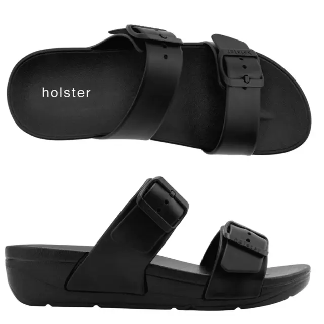 Brand Holster Tongs Plateforme Noir T 39