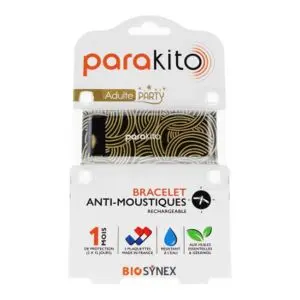 Parakito Party Edition Bracelet Anti-Moustiques