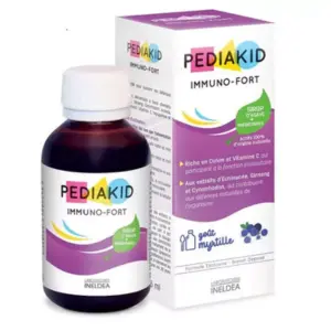 Ineldéa Pediakid Immuno Fort Sirop 125ml - Sirop d' Agave + Prébiotiques